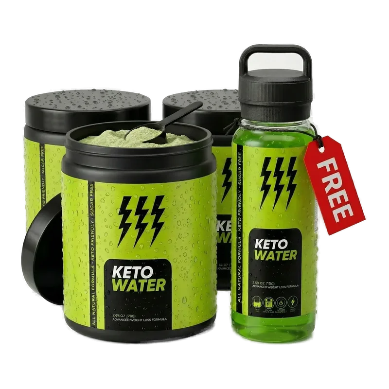 KetoWater Weight Management Health — 3 Bottle / 90 Day Pack